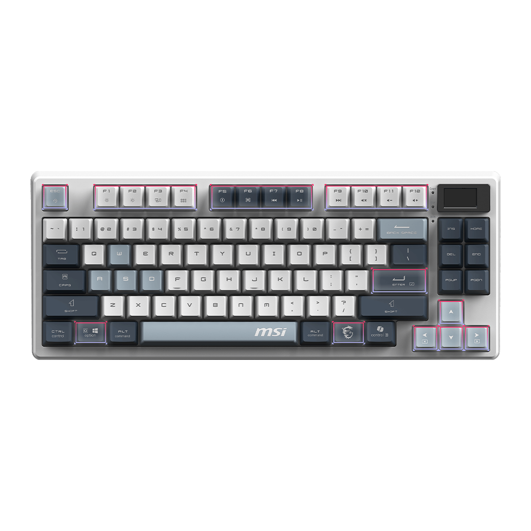 MSI Forge GK600 TKL Wireless Sky US