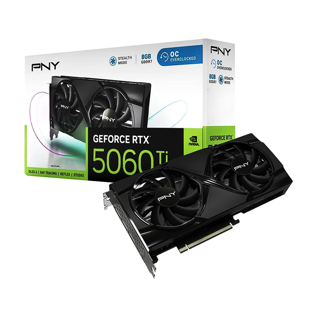 PNY RTX 5060 Ti 8GB Dual Fan OC PNY RTX 5060 Ti 8GB Dual Fan OC