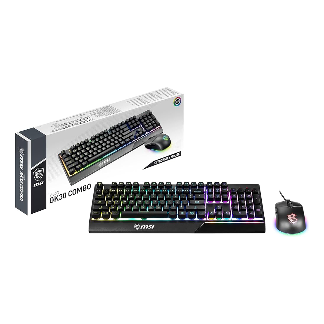 Pack MSI Vigor GK30 Combo Noir Pack MSI Vigor GK30 Combo Noir – Image 4