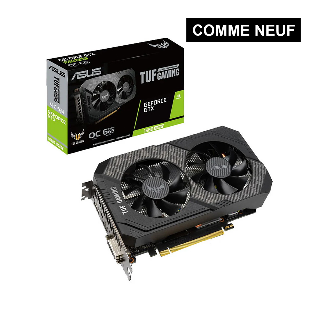 ASUS GeForce GTX 1660 SUPER TUF OC GAMING 6GB GDDR6 ASUS GeForce GTX 1660 SUPER TUF OC GAMING 6GB GDDR6