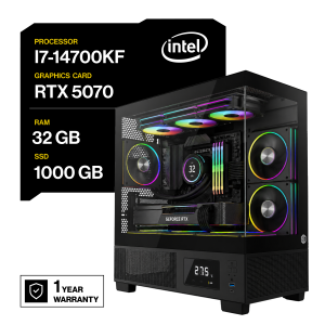 PC GAMER INTEL I7-14700KF RTX 5070 32GB 1T 750W