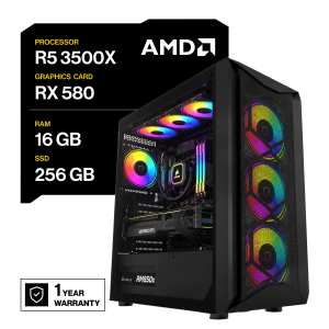 PC GAMER RYZEN 5 3500X RX 580 16GB 256GB 550W