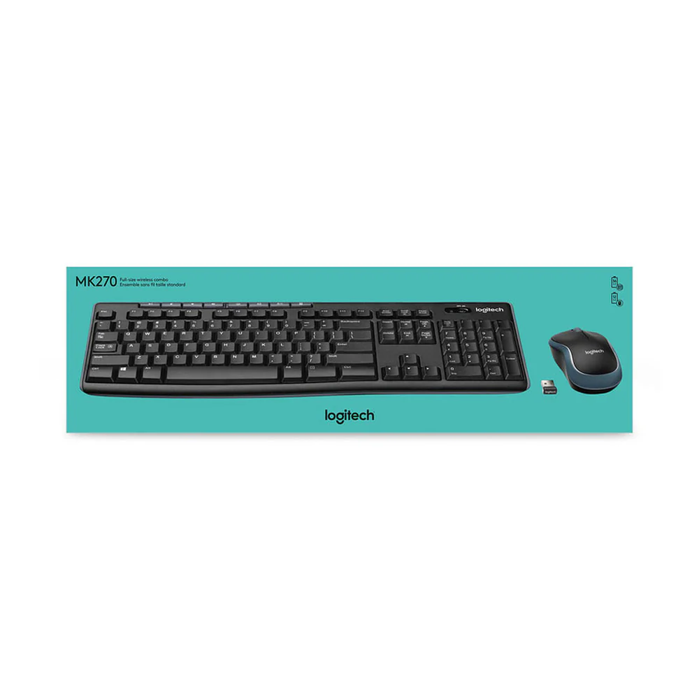 Logitech Desktop MK270 Sans-fil Logitech Desktop MK270 Sans-fil – Image 3