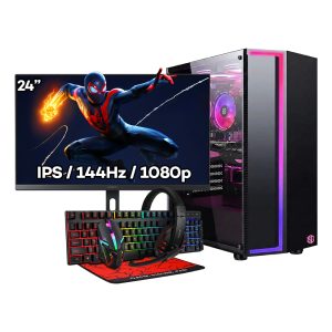 Setup Complet Ryzen 5 3400G 16GB 240GB + Xiaomi 24 144Hz + Pack Xtrike 4in1