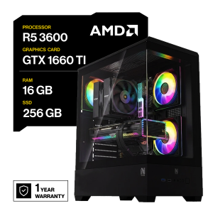 PC GAMER RYZEN 5 3600 GTX 1660 TI 16GB RAM 256GB SSD 550W