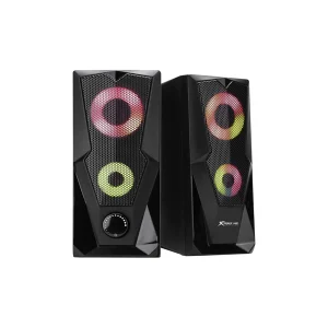 XTRIKE ME SK-501BK – Haut-Parleurs Stéréo Gamer RGB