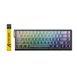 ATTACK SHARK X68 HE Moonlit Night – Clavier Gaming Magnétique Rapid Trigger 8000Hz