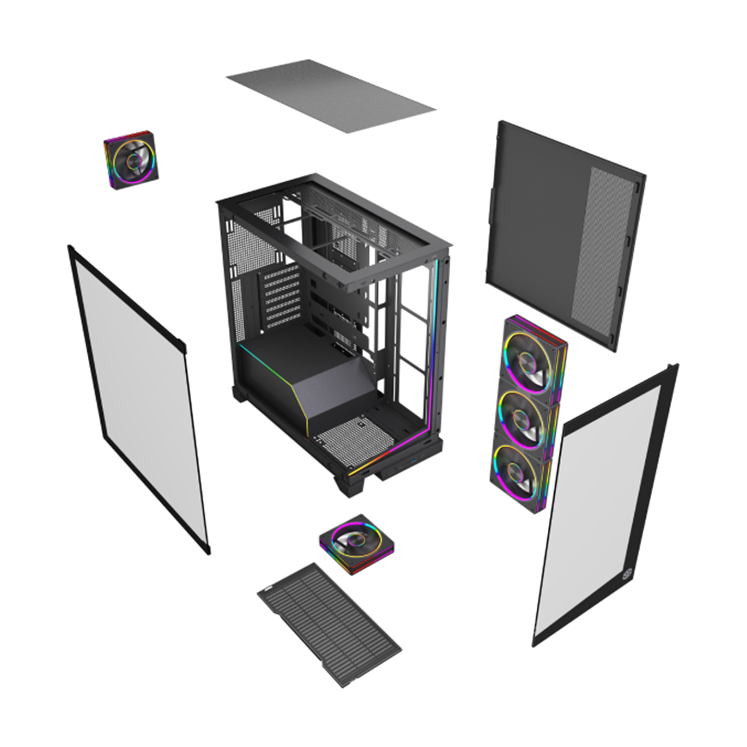 SG NV7 V2 5 FAN ARGB Noir SG NV7 V2 5 FAN ARGB Noir – Image 4