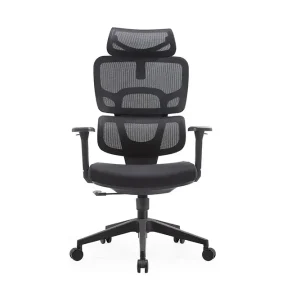 NOVA SEBOU NOIR - Chaise Ergonomique